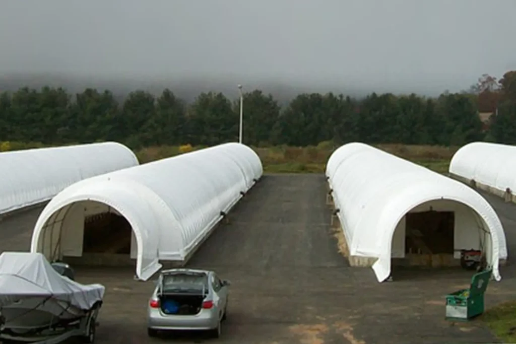 Fabric structures for environmental industries