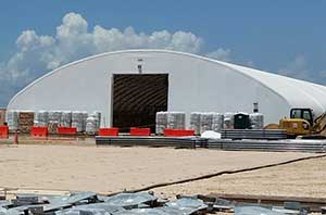 Temporary Tent Storage