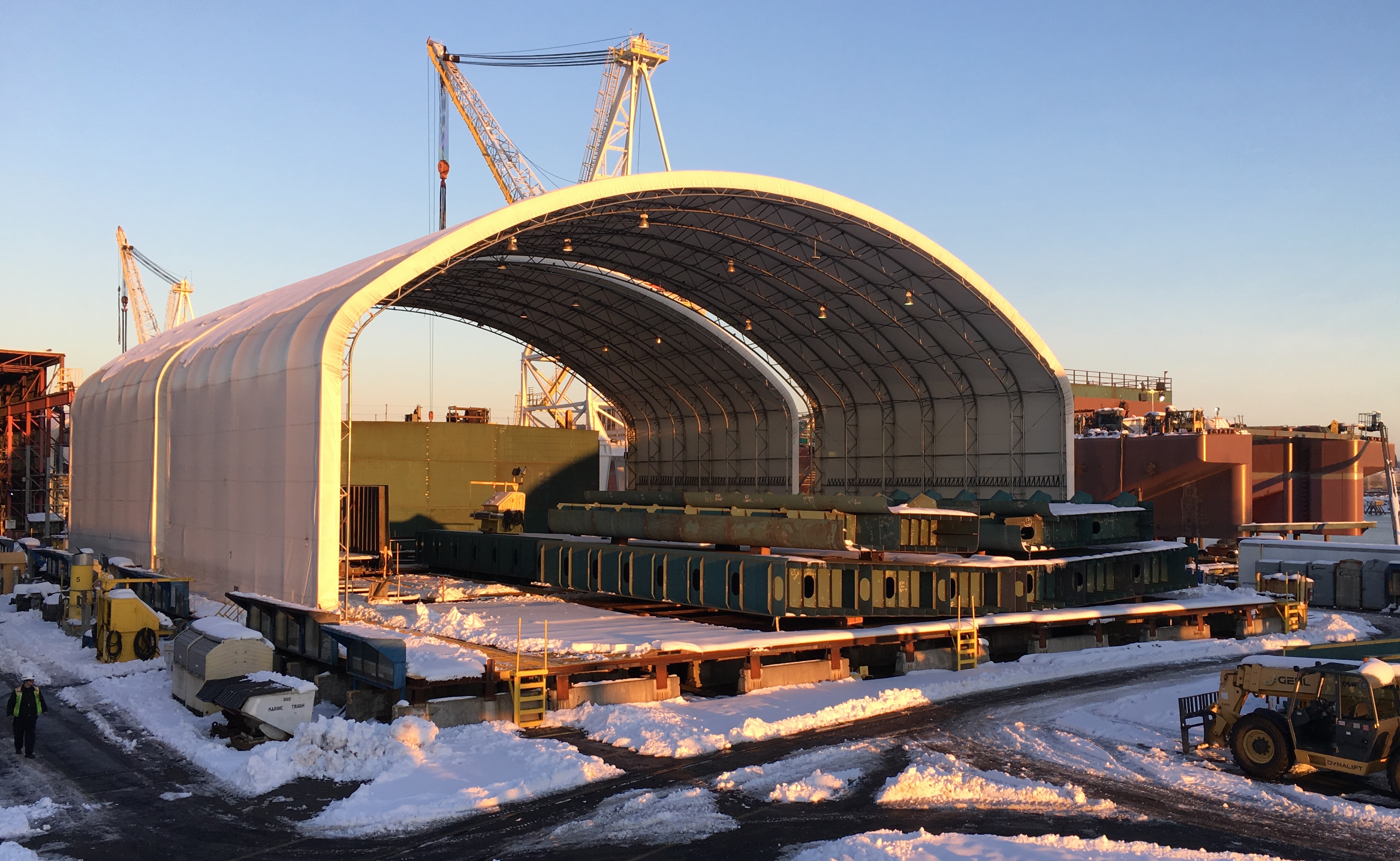 Shipyard Support Shelters