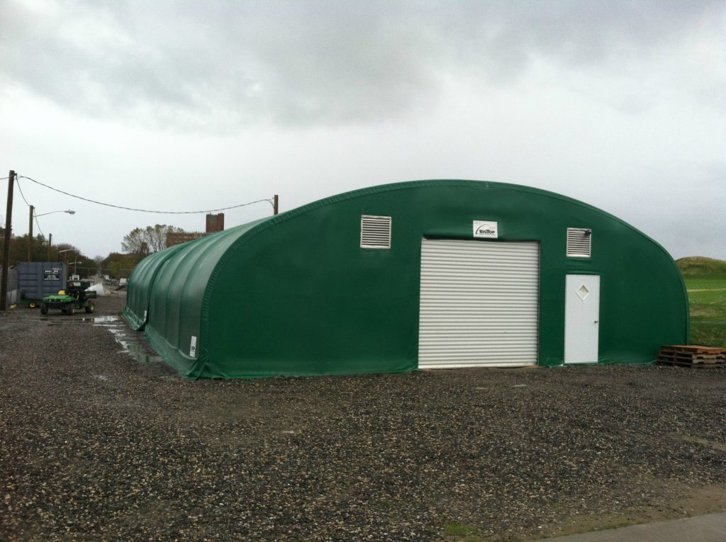 Fabric structures for environmental industries