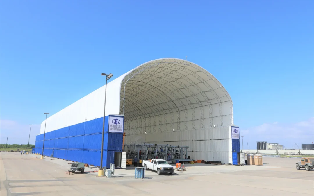 Container Mounted Fabric Structures – Big Top Manufacturing