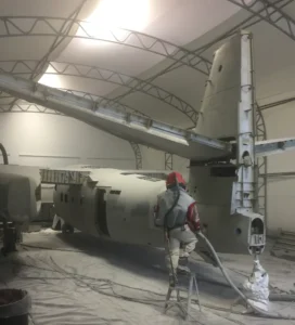 Military Maintenance Tent