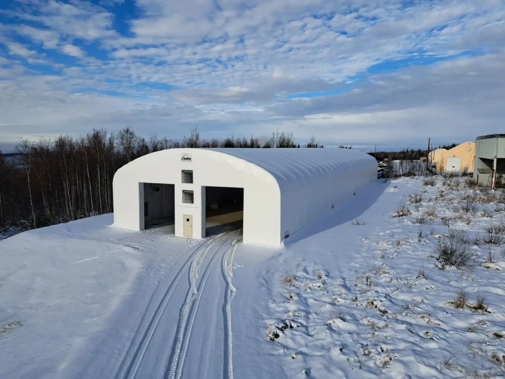 construction warehousing, temporary warehousing structures
